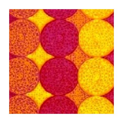 Papier Handmade Happy Color A4 Colors Kółka Żółte, 1szt